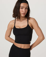 Vuori AllTheFeels™ Tank 2.0 Black Workout Tank Top | Vuori Online