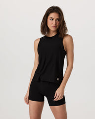 Energy Top Long Women's Black Performance Tank Top | Vuori Outlet