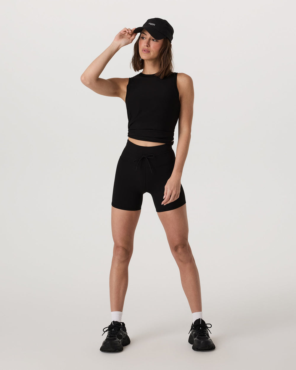 Energy Top Long Women's Black Performance Tank Top | Vuori Outlet