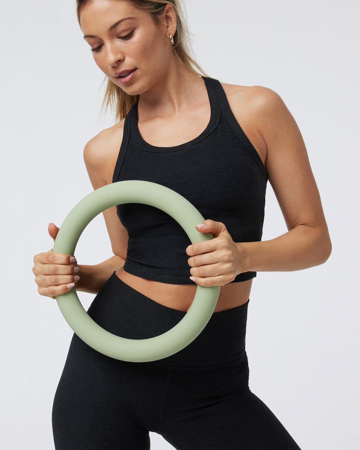 Elevation Racerback Tank Black Heather | Vuori Online