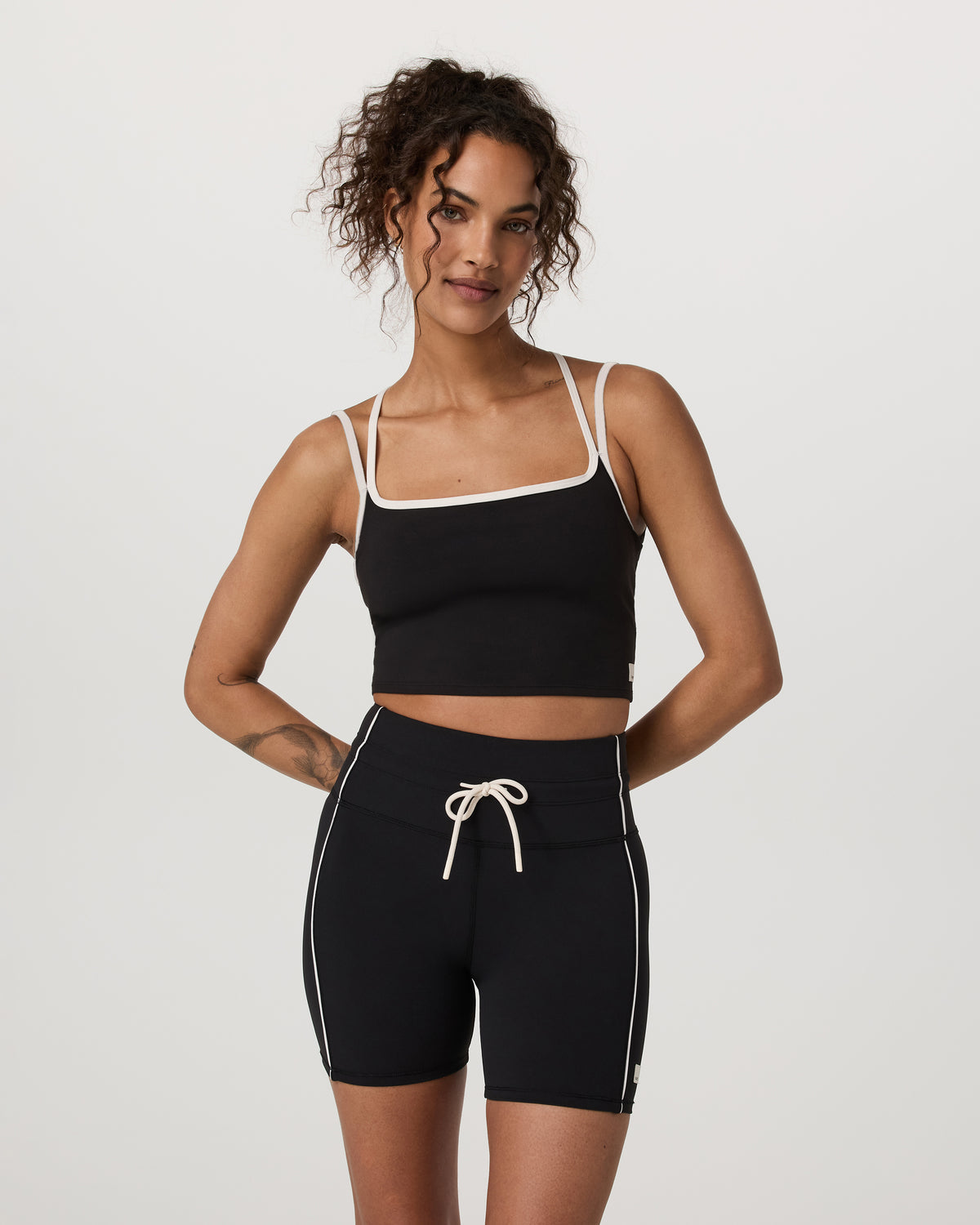 Daily Layered Tank Women's Black Performance Top | Vuori Clothing