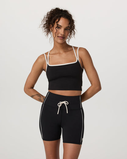 Daily Layered Tank Women's Black Performance Top | Vuori Clothing