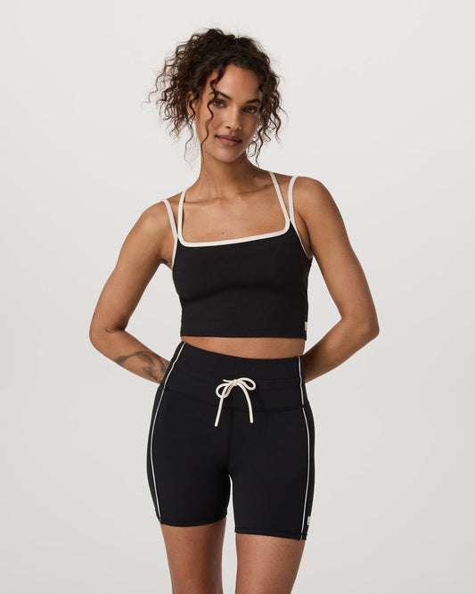 Daily Layered Tank Women's Black Performance Top | Vuori Clothing