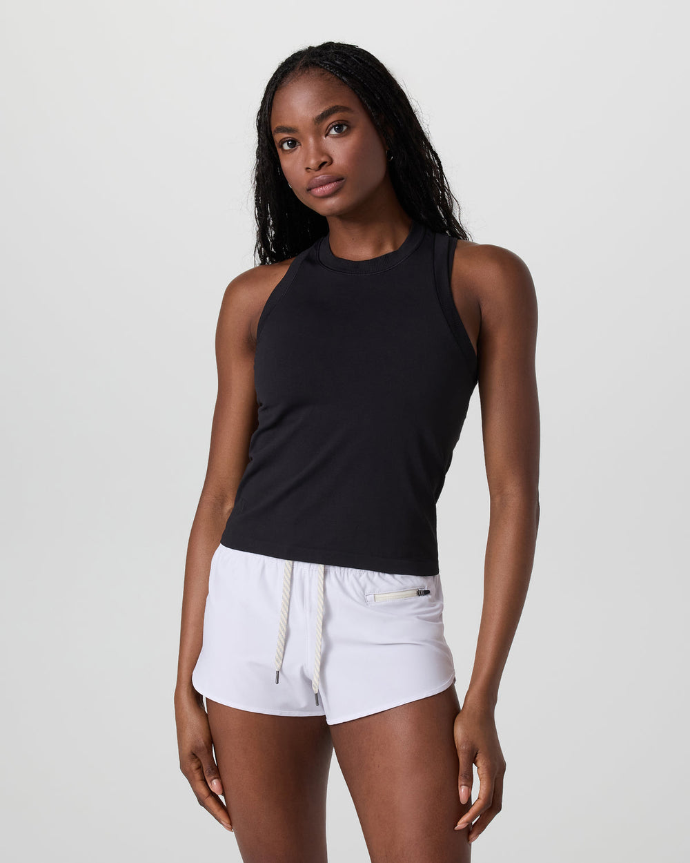 Seamless Surge Tank Black | Vuori Outlet