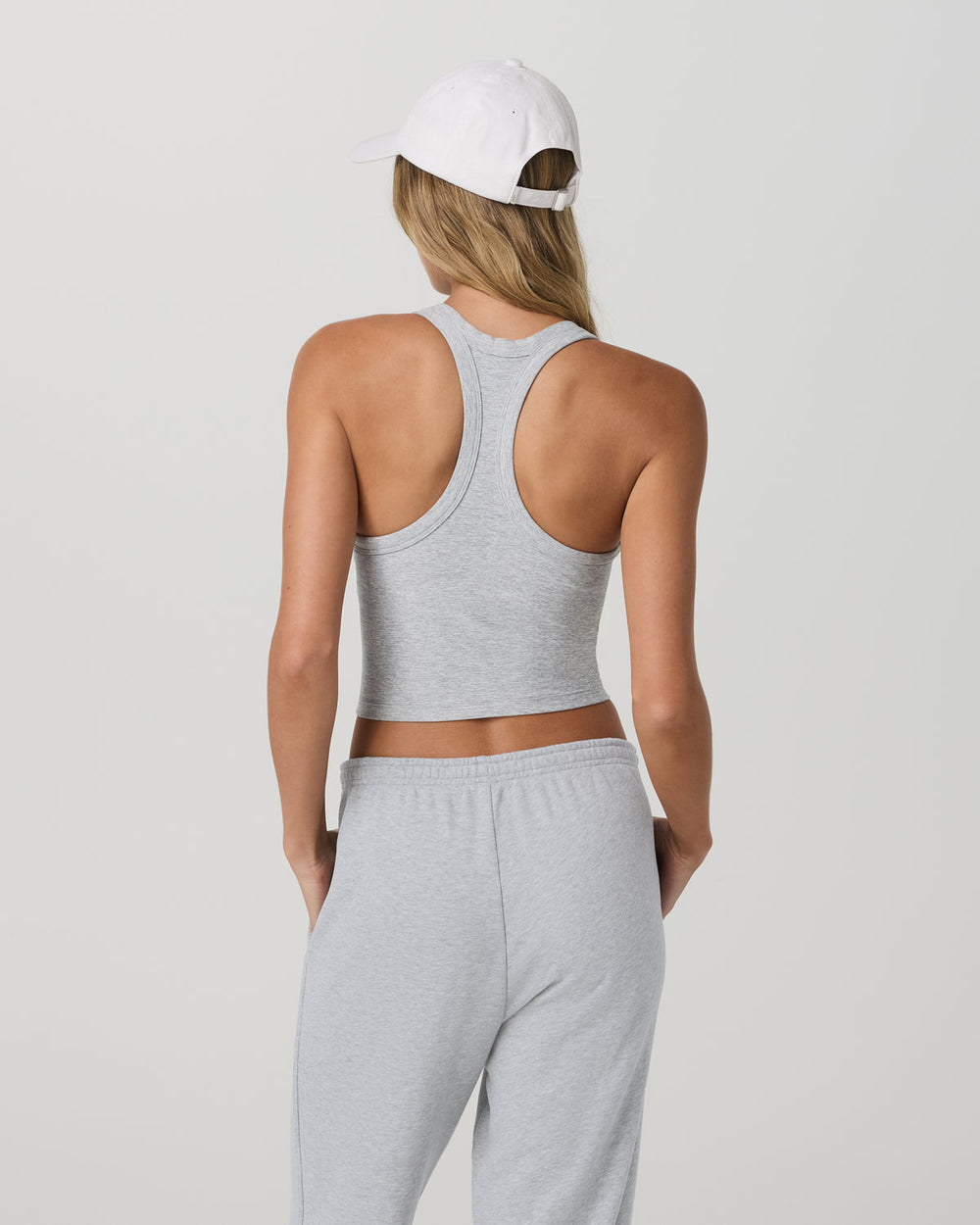 Elevation Racerback Tank Light Heather Grey | Vuori Clothing