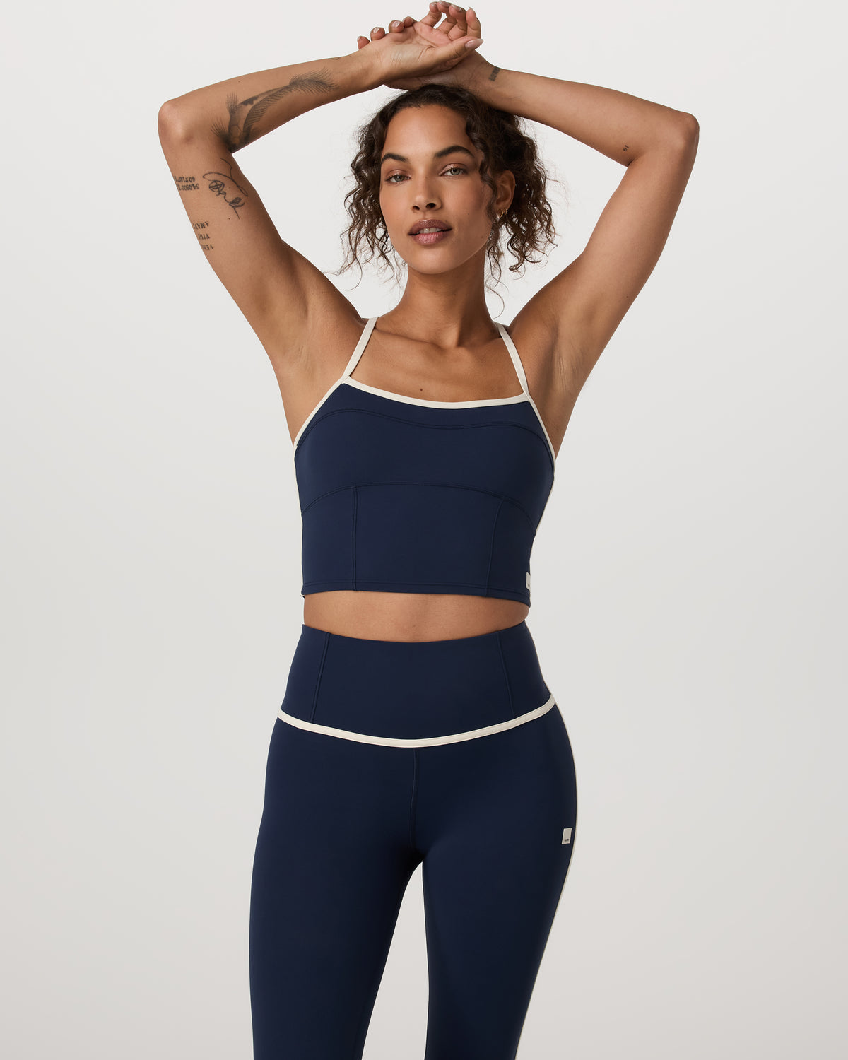 Vuori AllTheFeels™ Corset Tank Women's Blue Coast Top | Vuori Clothing
