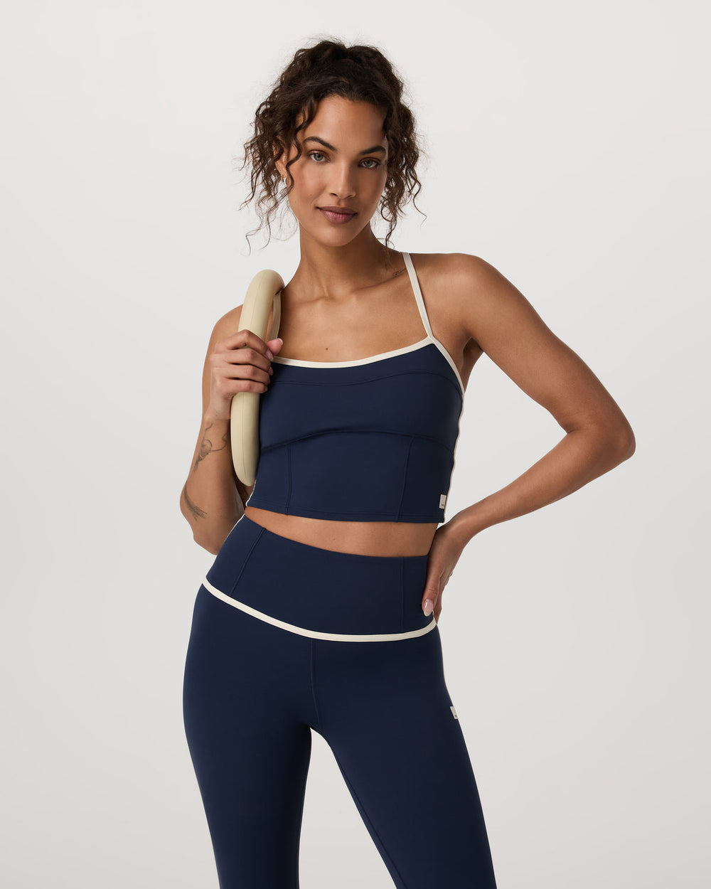 Vuori AllTheFeels™ Corset Tank Women's Blue Coast Top | Vuori Clothing