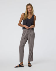 Villa Cropped Tank Black | Vuori Discount