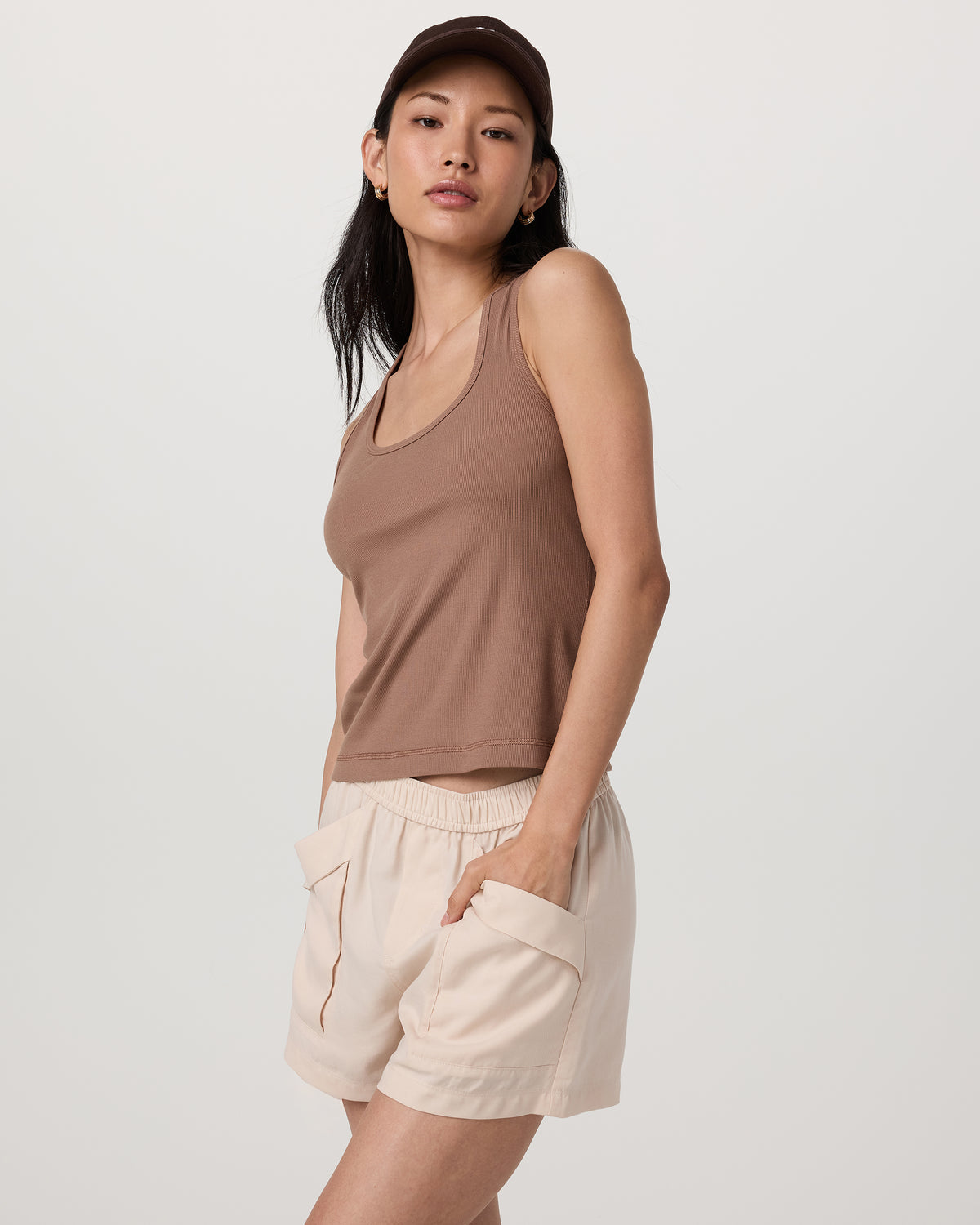 Pose Layering Tank Women's Nutmeg Tank Top | Vuori