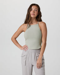 Marina Rib Tank Talc | Vuori On sale