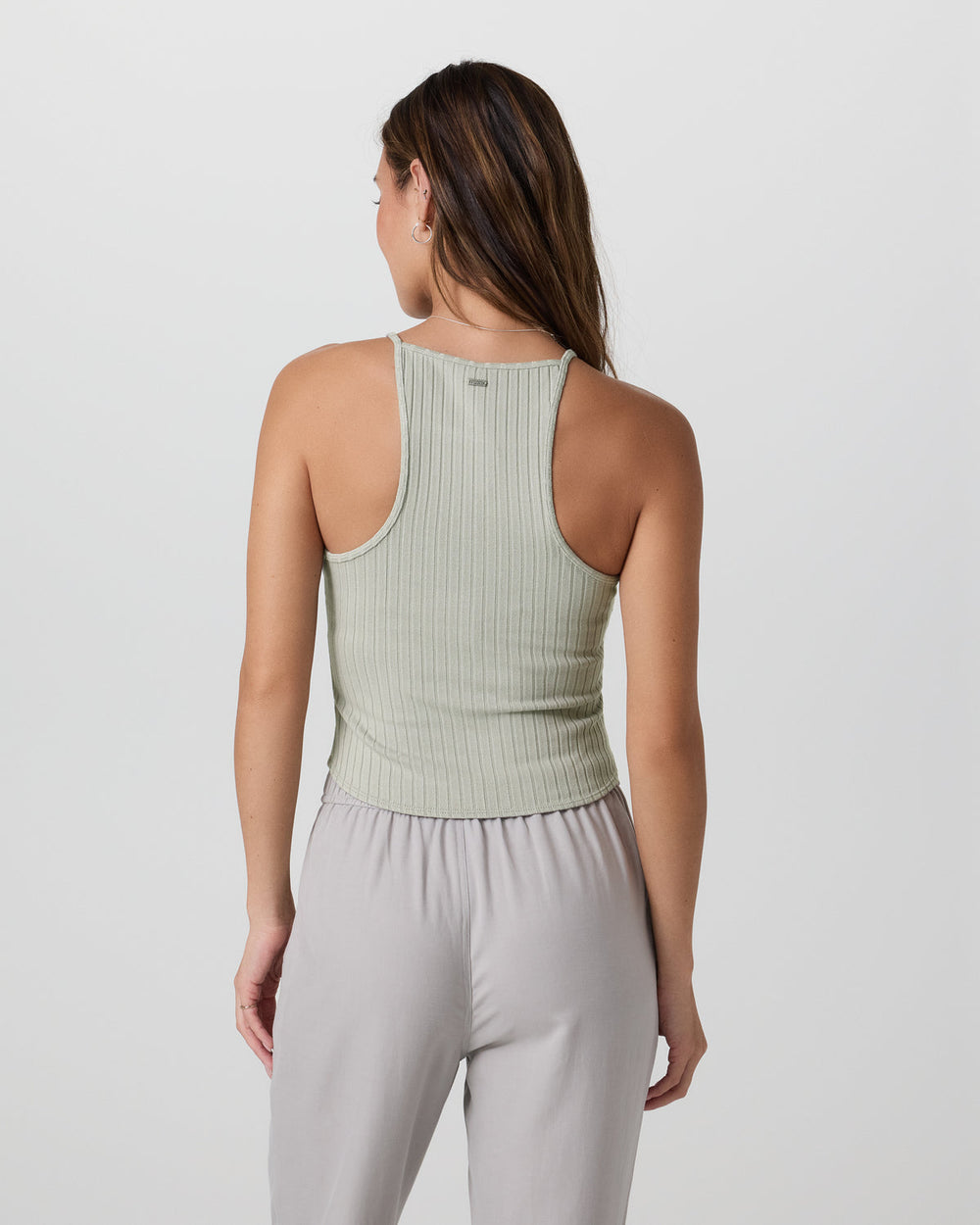 Marina Rib Tank Talc | Vuori On sale