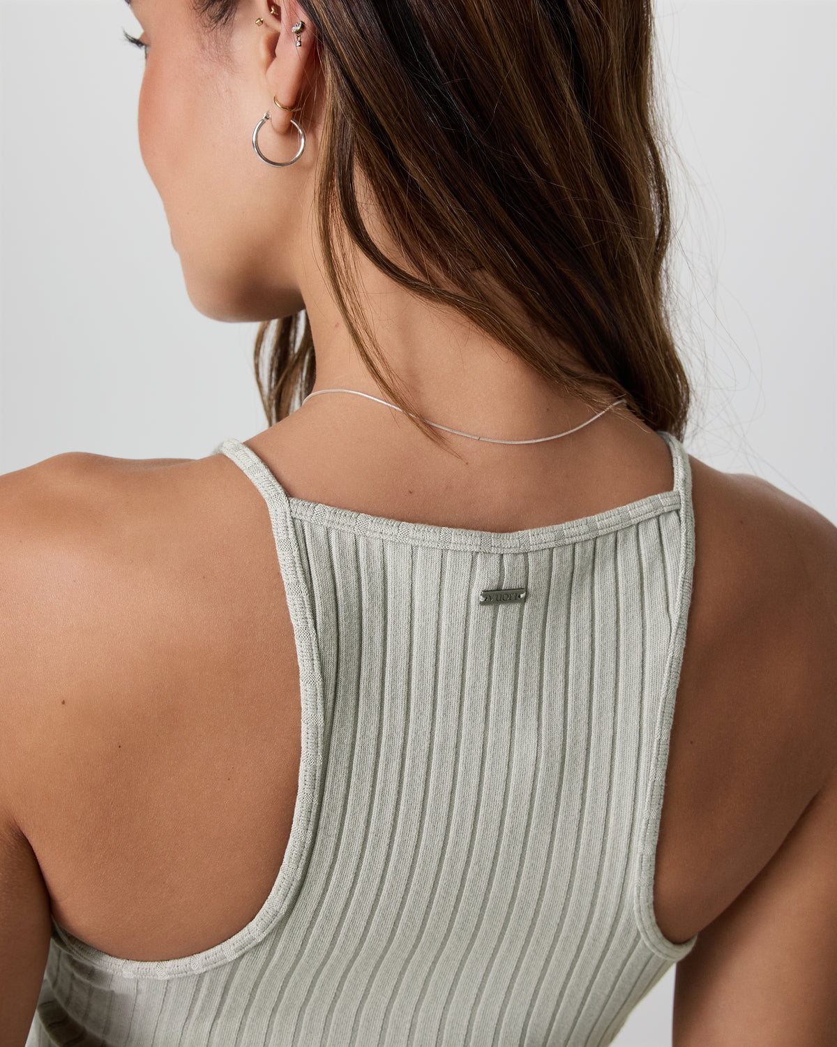 Marina Rib Tank Talc | Vuori On sale
