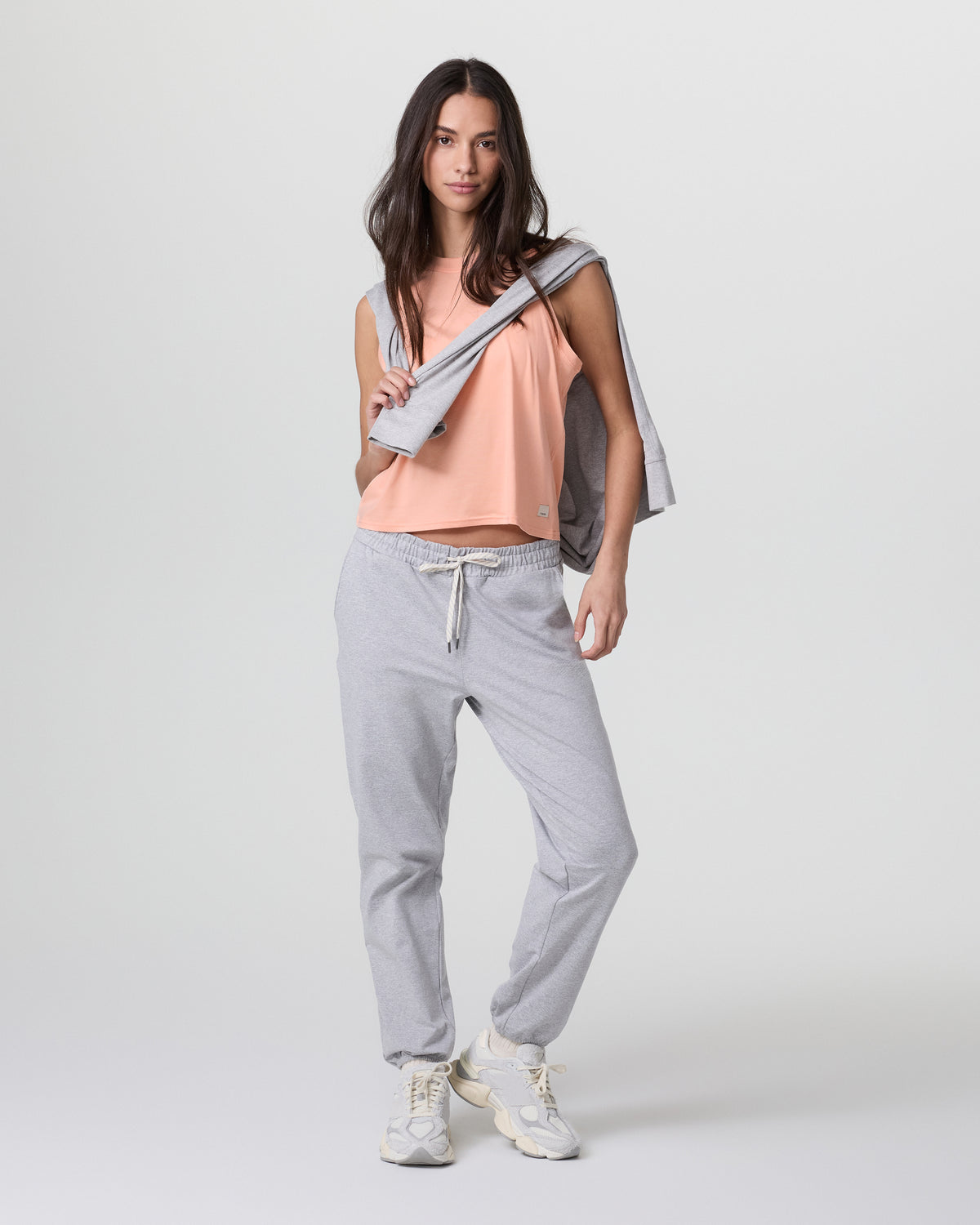 Energy Top Bright Peach Heather | Vuori US