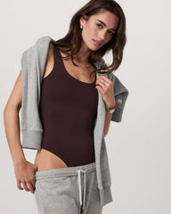 SL Halo Bodysuit Women's Raisin Bodysuit | Vuori Clothing