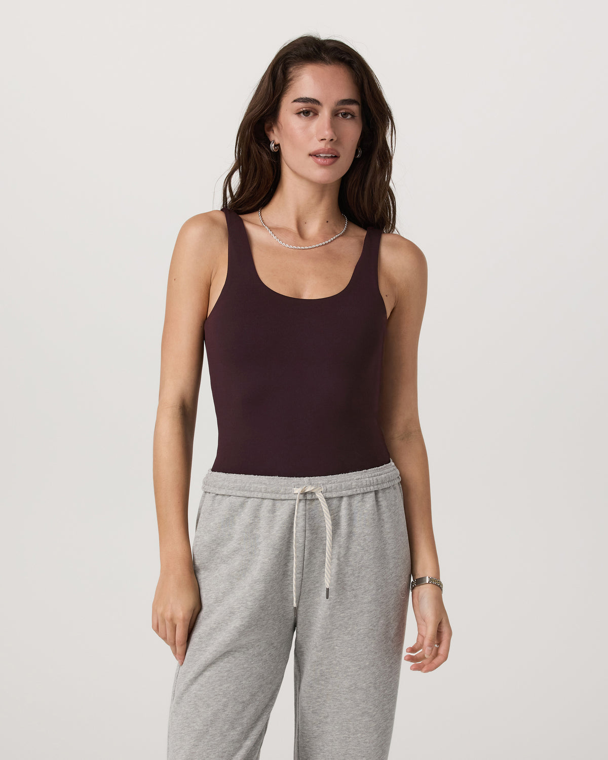 SL Halo Bodysuit Women's Raisin Bodysuit | Vuori Clothing