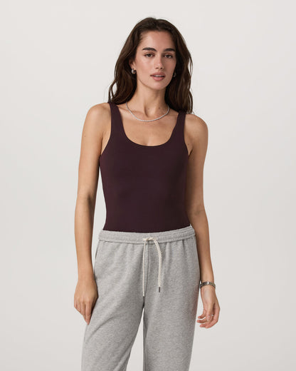 SL Halo Bodysuit Women's Raisin Bodysuit | Vuori Clothing