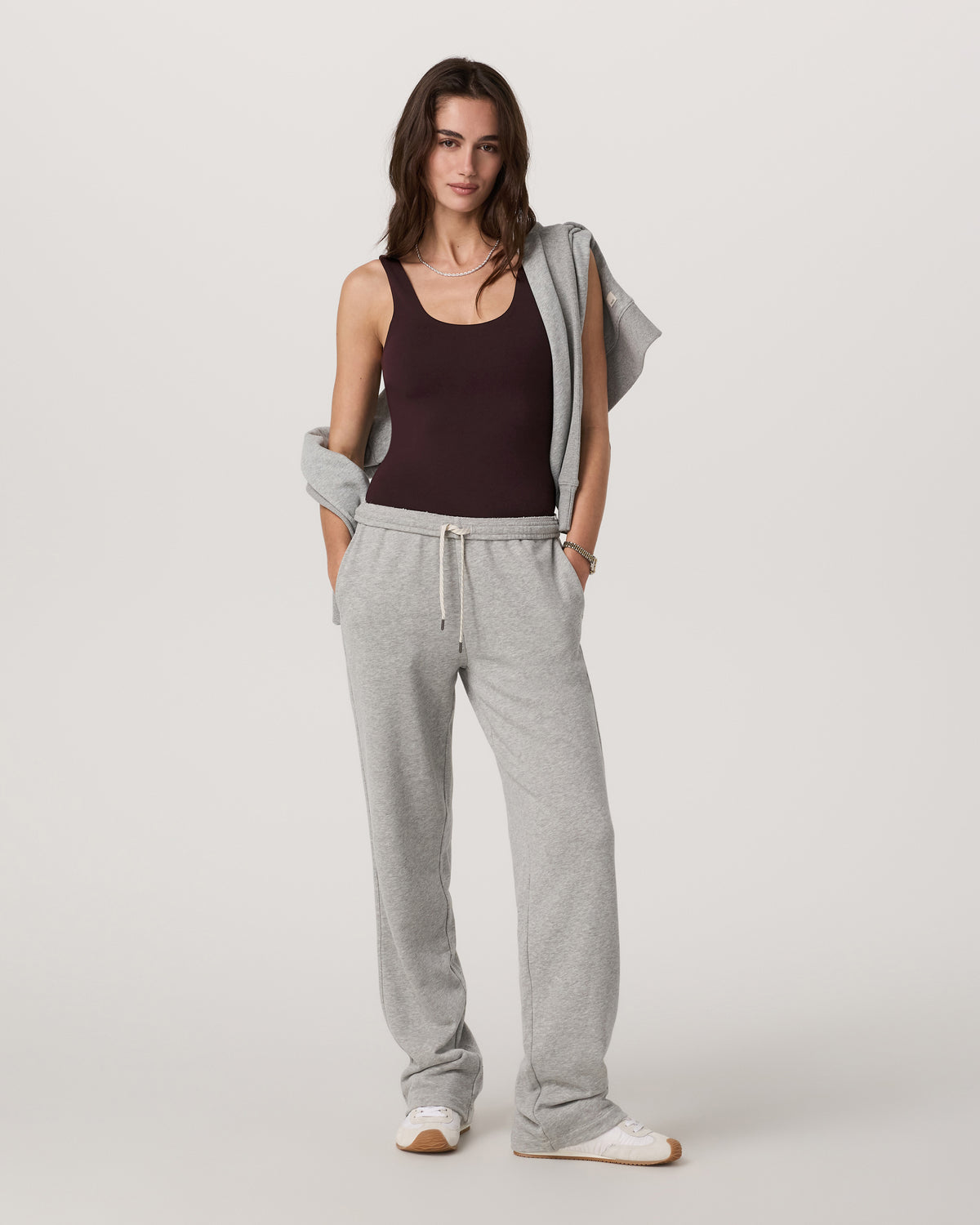 SL Halo Bodysuit Women's Raisin Bodysuit | Vuori Clothing