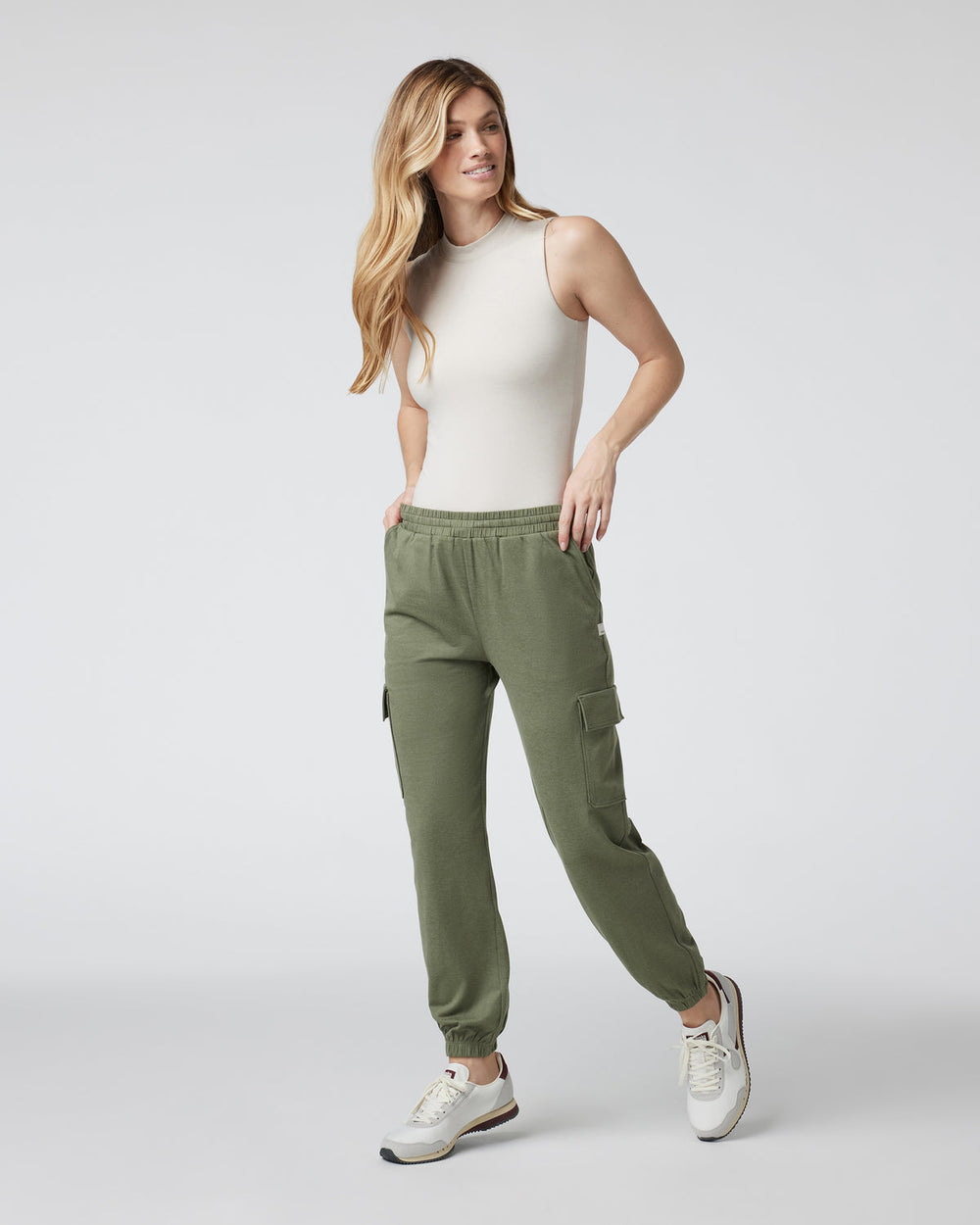 Halo Mock Bodysuit Milkweed Sleeveless Bodysuit | Vuori Discount