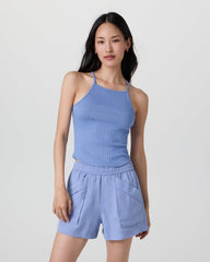 Marina Rib Tank Bluebell | Vuori On sale