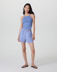 Marina Rib Tank Bluebell | Vuori On sale