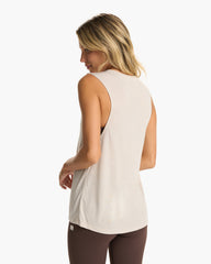 The Rise The Shine Tank Heather Dust | Vuori US