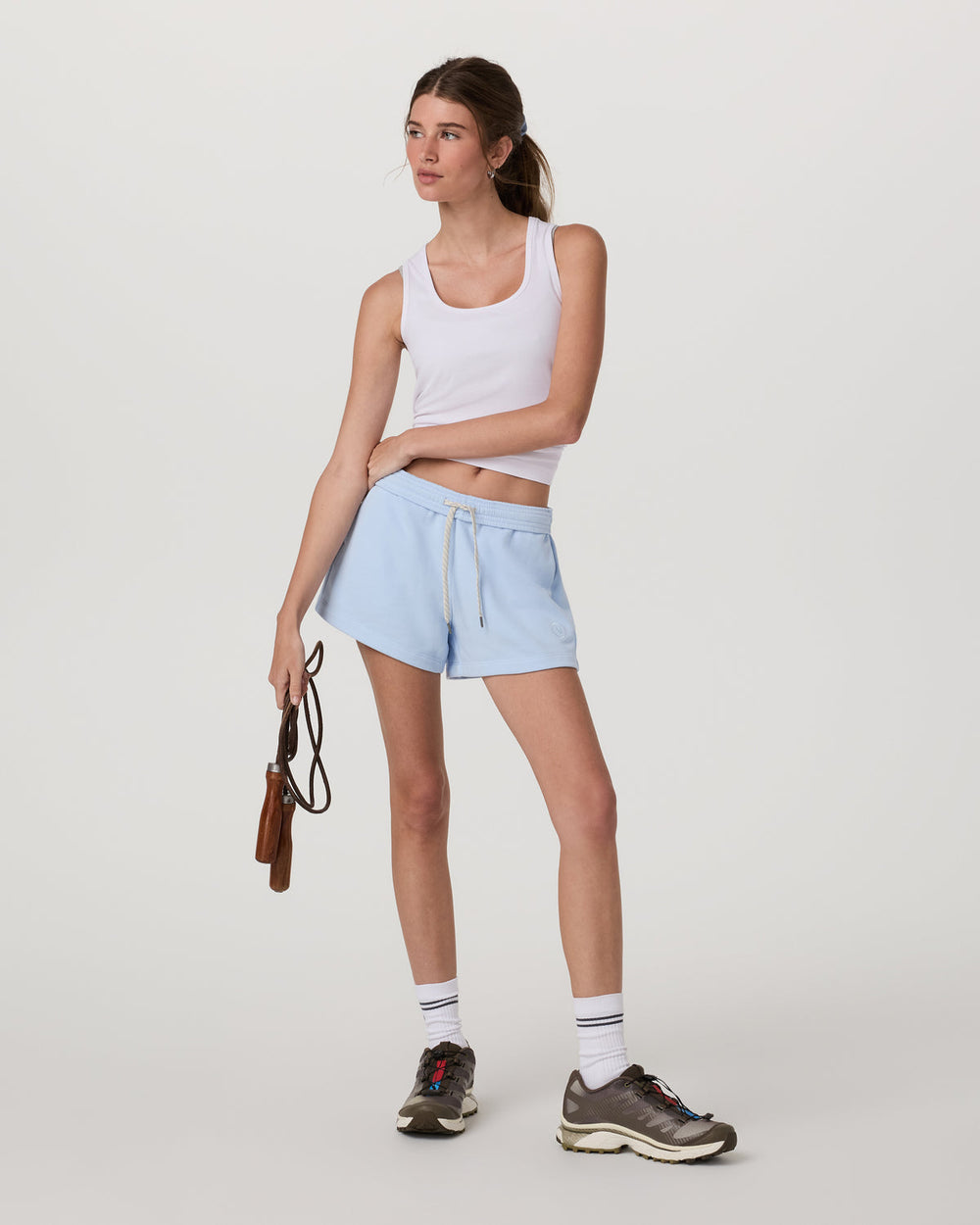 Pose Layering Tank Women's White Tank Top | Vuori On sale
