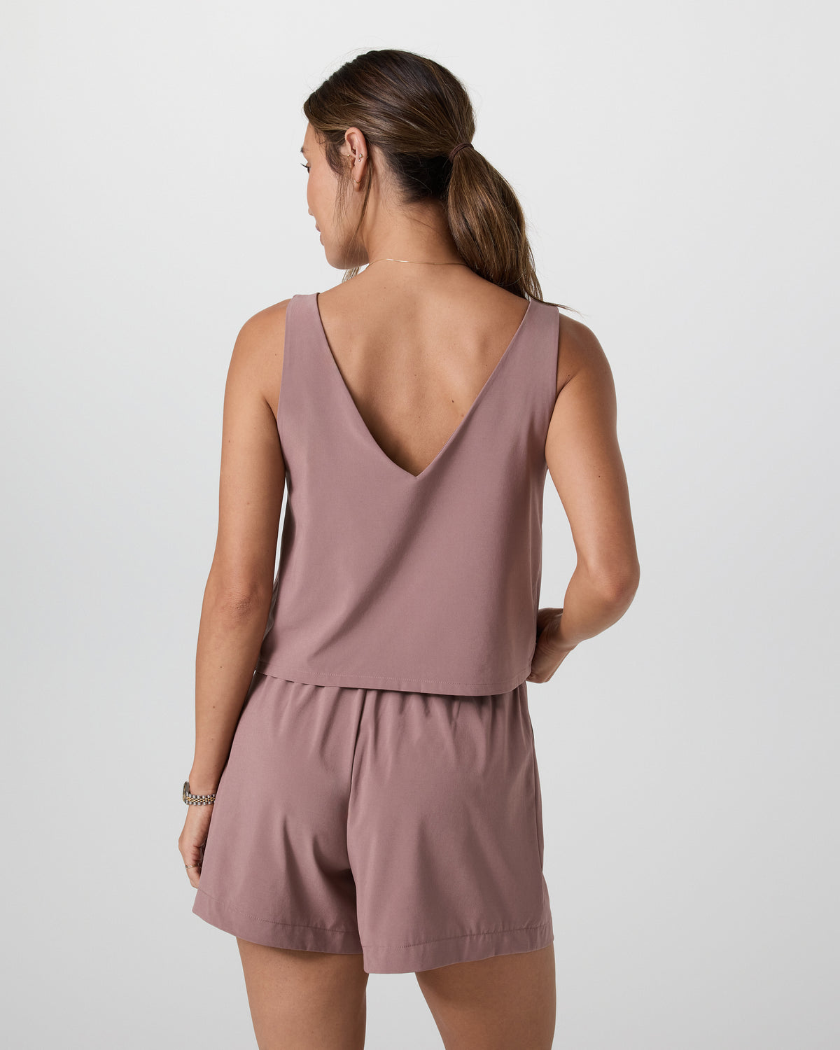 Villa Cropped Tank Zion Rose | Vuori