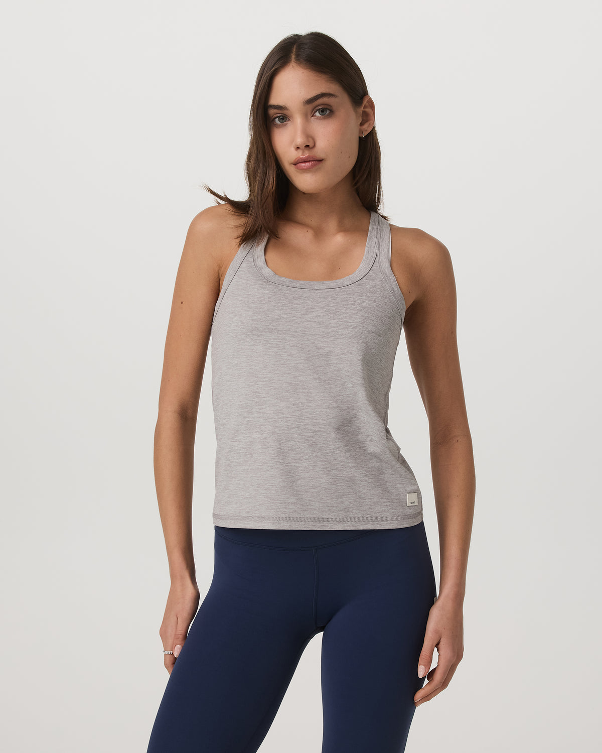 Lux Racerback Tank Women's Light Heather Grey Top | Vuori Sale