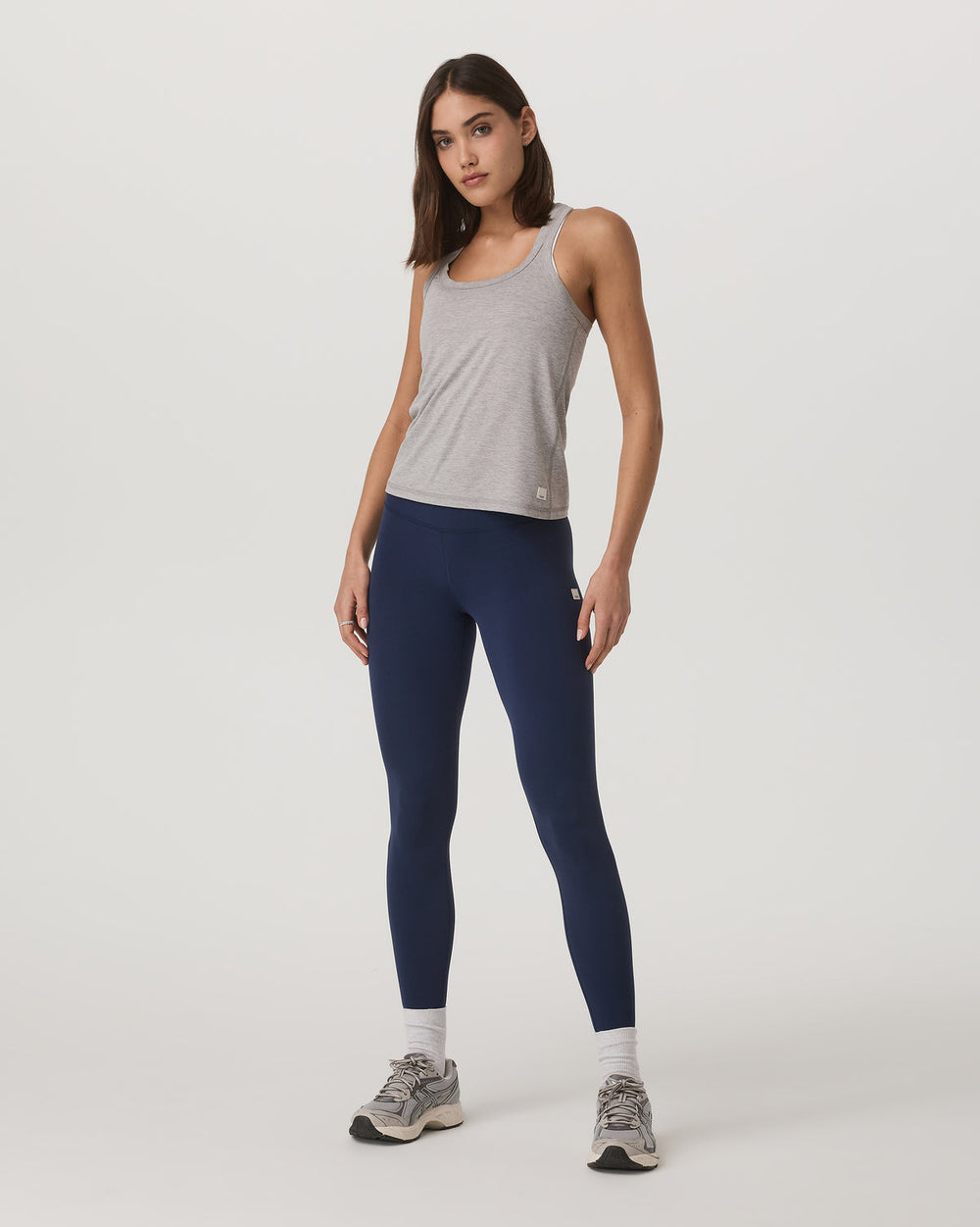 Lux Racerback Tank Women's Light Heather Grey Top | Vuori Sale
