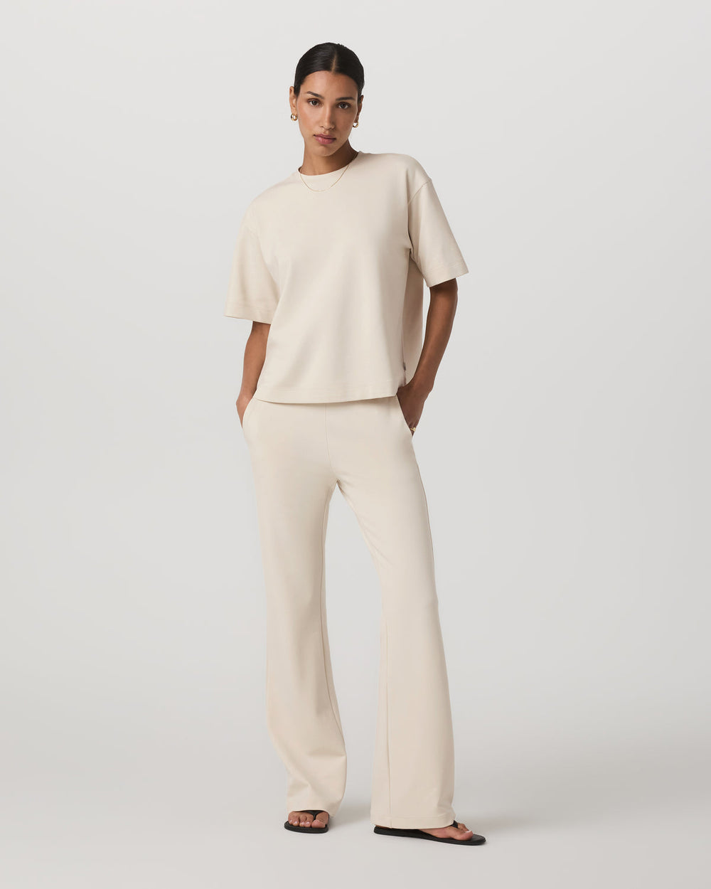 Short Sleeve Maven Oversized Tee Women's Bone Tee Shirt | Vuori Online