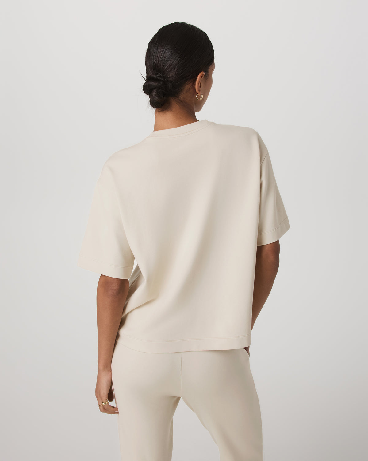 Short Sleeve Maven Oversized Tee Women's Bone Tee Shirt | Vuori Online