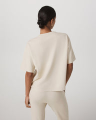 Short Sleeve Maven Oversized Tee Women's Bone Tee Shirt | Vuori Online