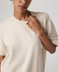 Short Sleeve Maven Oversized Tee Women's Bone Tee Shirt | Vuori Online
