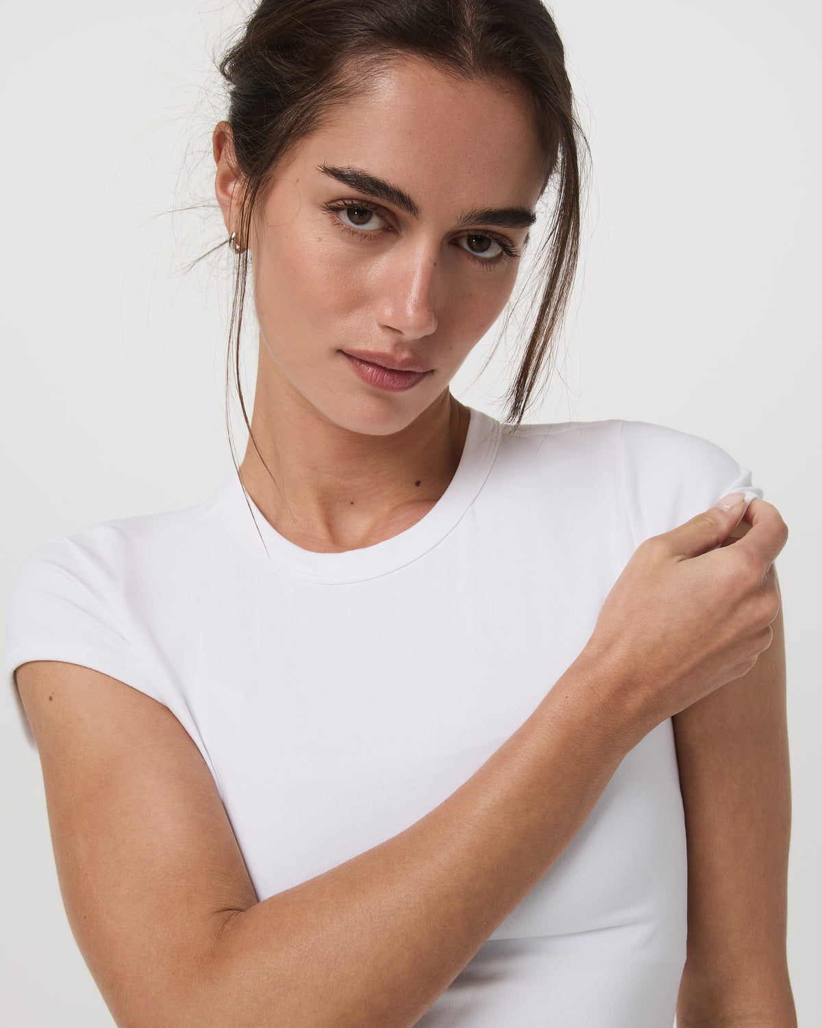 Halo Baby Tee Women's White Fitted Crewneck Tee Shirt | Vuori Online