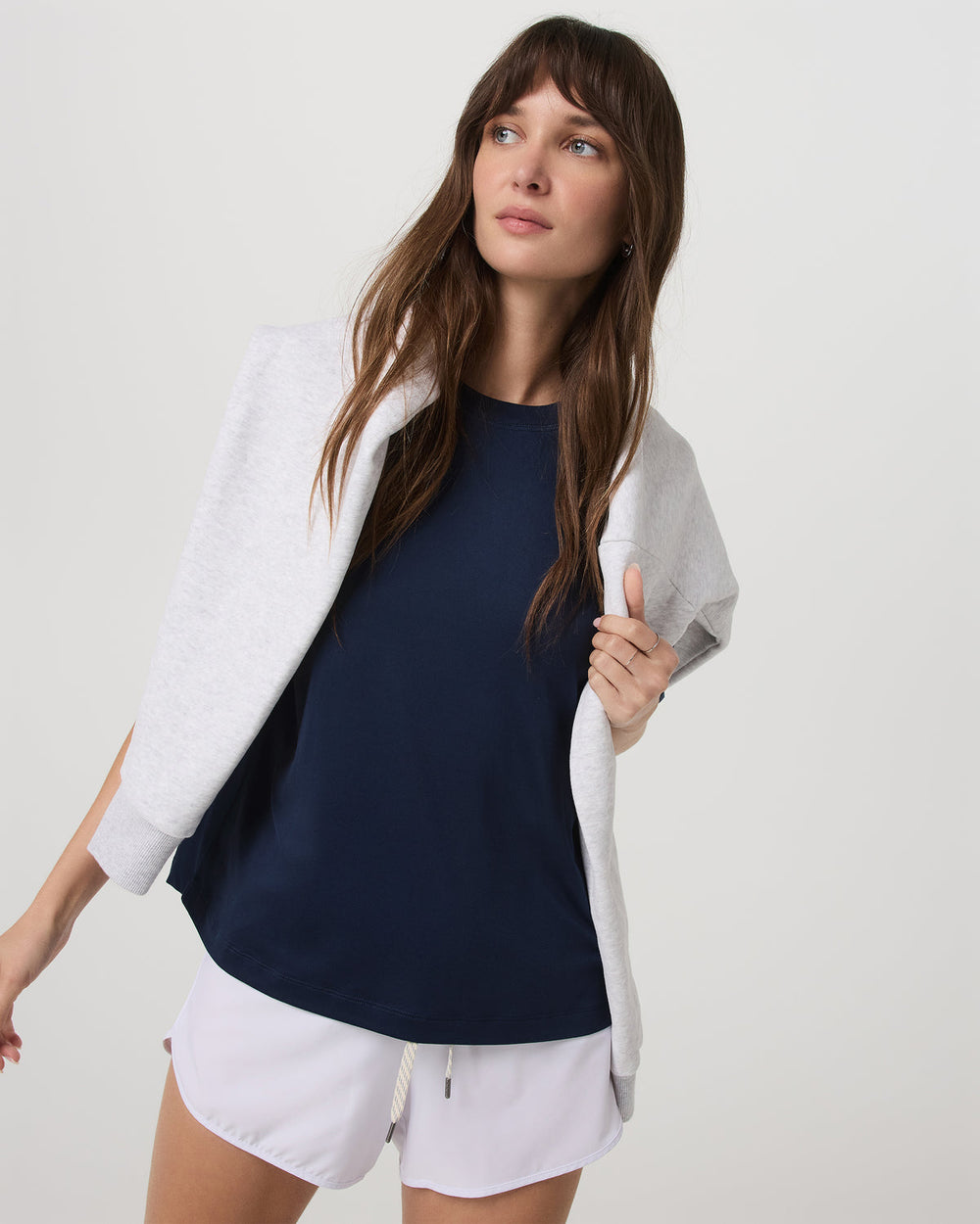 Energy Long Tee Women's Blue Coast Fitness Tee Shirt | Vuori