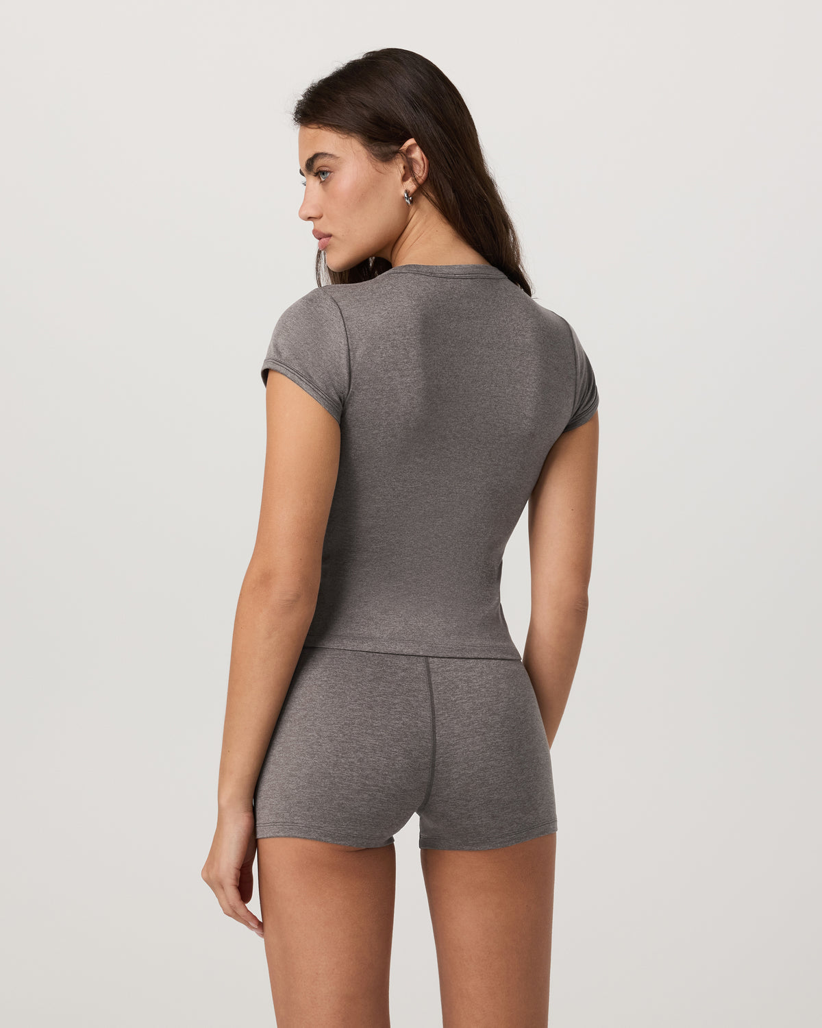 Short Sleeve Halo Baby Tee Women's Chia Heather Tee | Vuori Sale