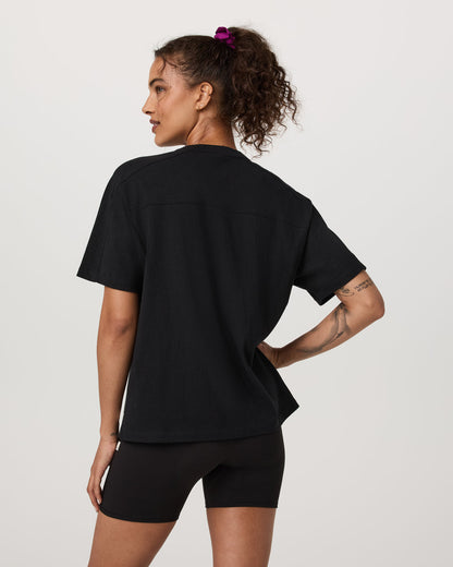 Short Sleeve Heavyweight Oversized Cotton Tee Black | Vuori On sale