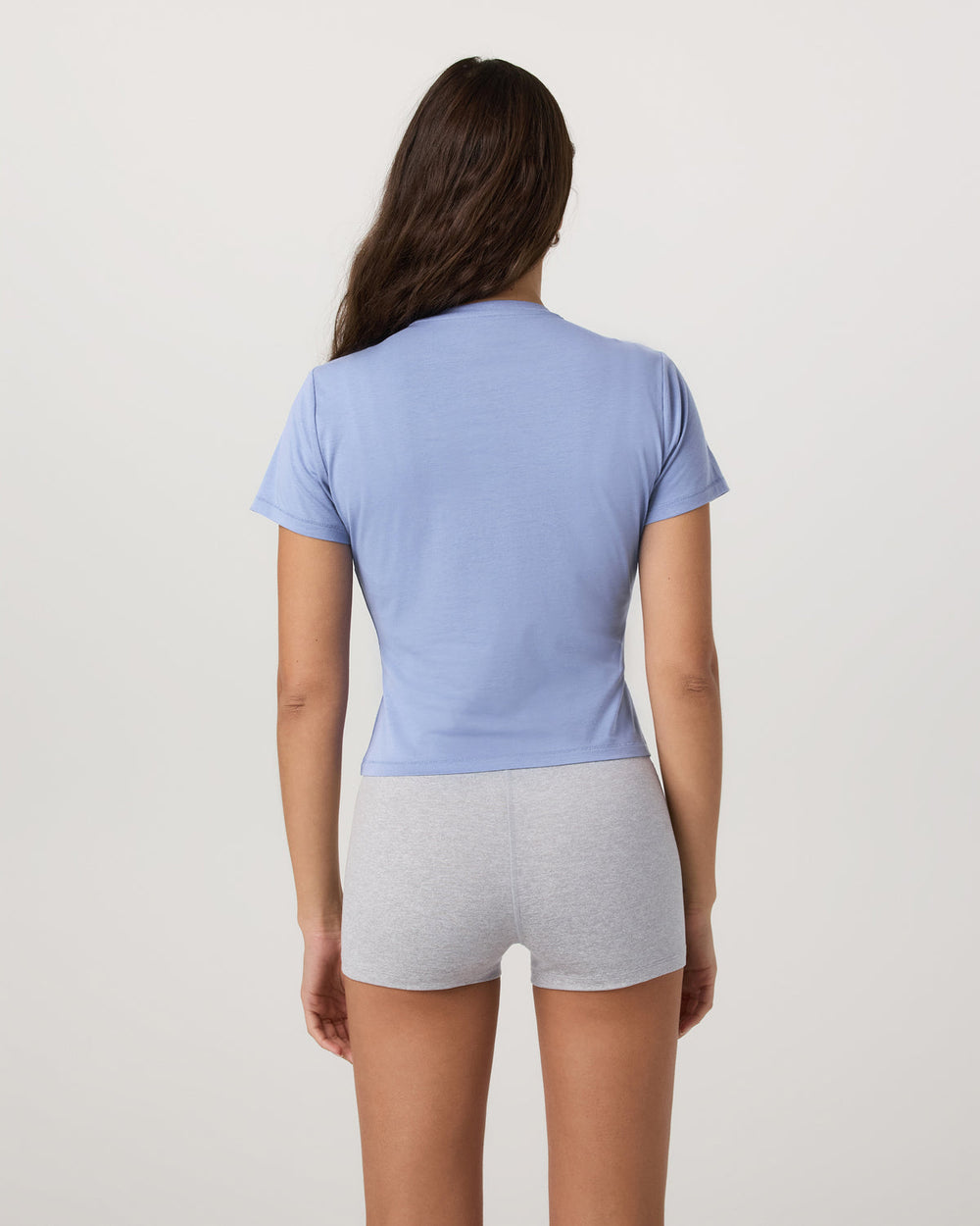 Short Sleeve Feather Baby Tee Women's Bluebell T-Shirt | Vuori US
