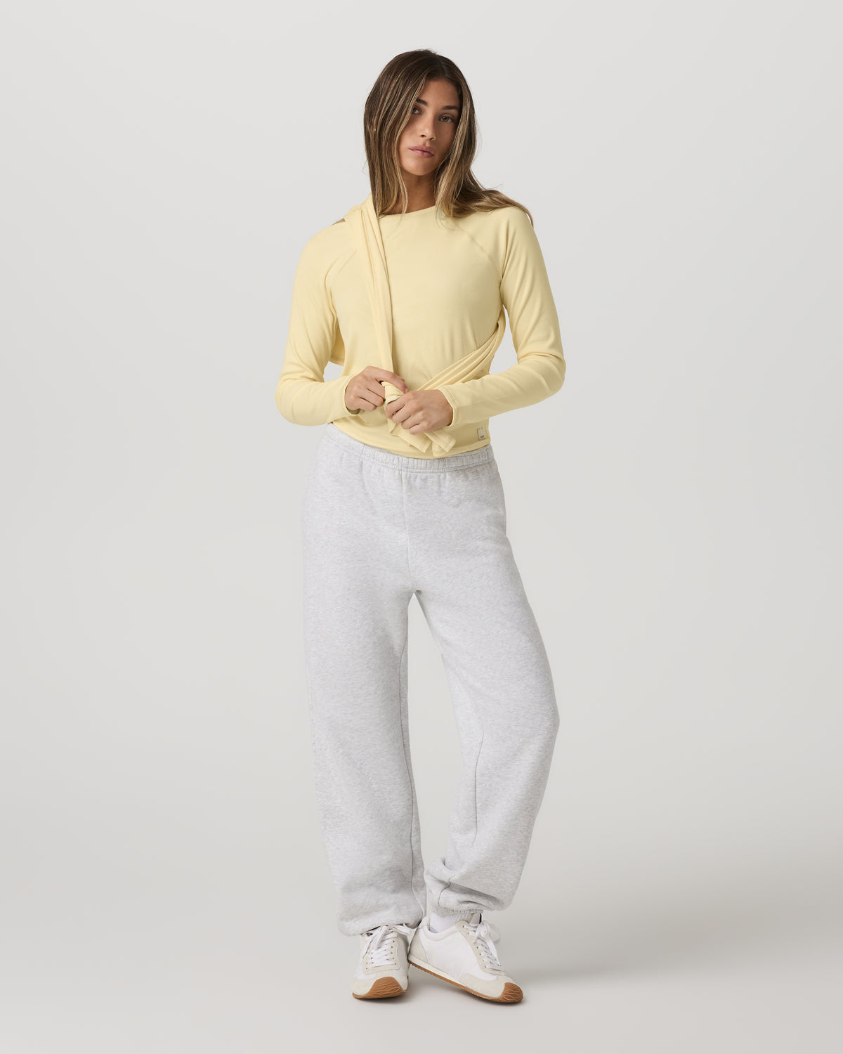 Long Sleeve Pose Crew Women's Lemon Snap Long Sleeve | Vuori On sale