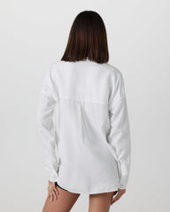 Trestles Twill Button Up White | Vuori