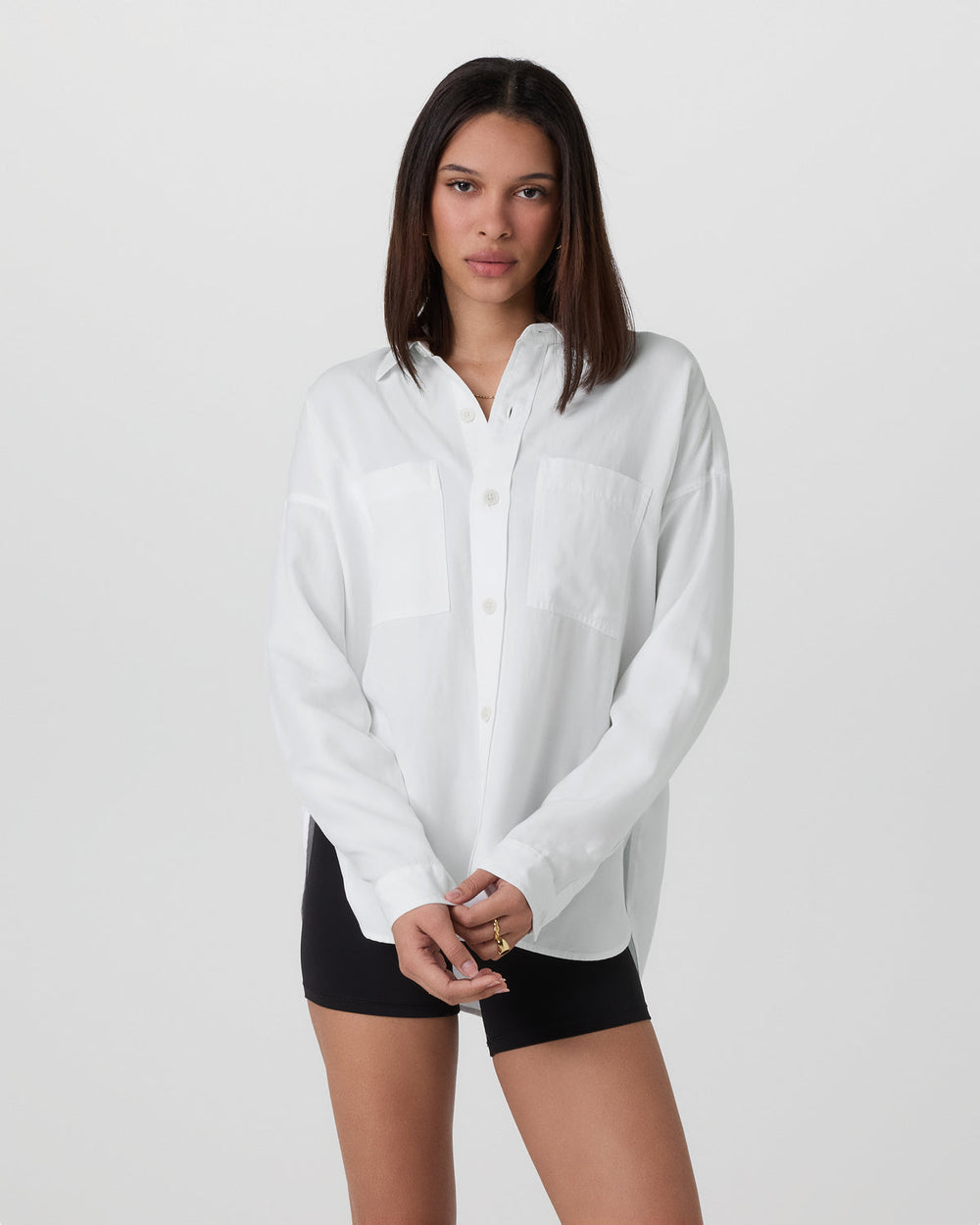 Trestles Twill Button Up White | Vuori
