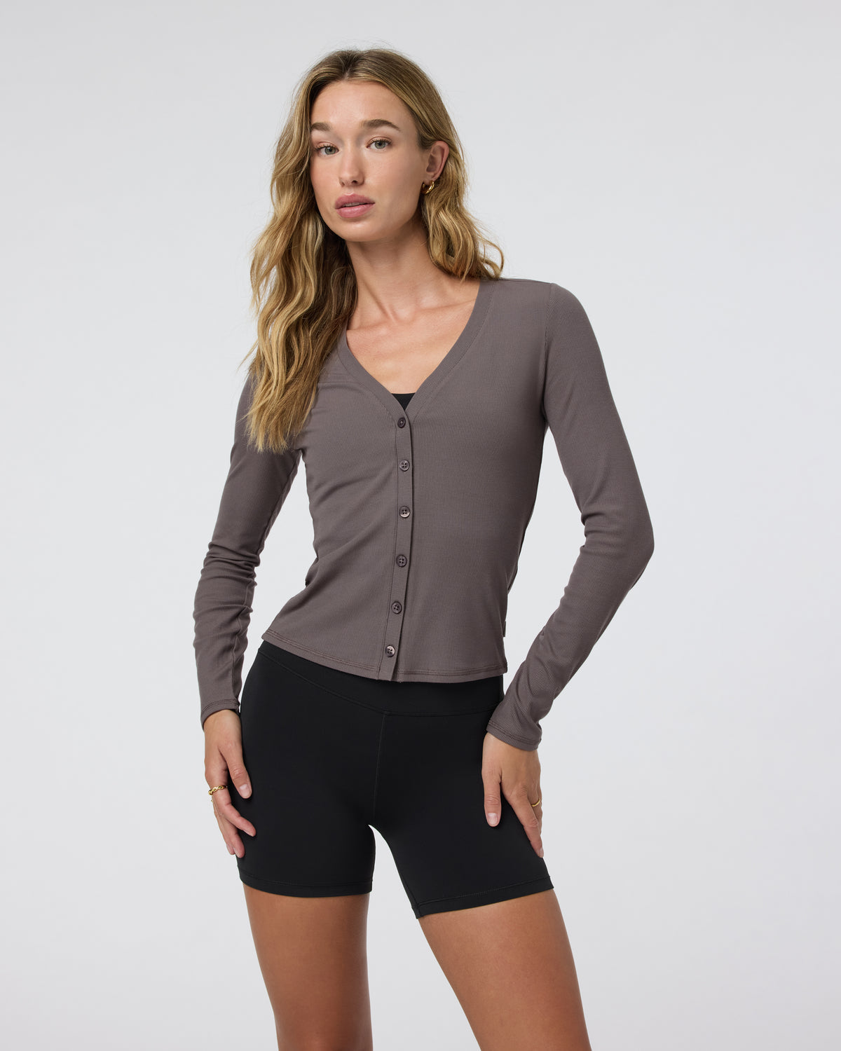 Long Sleeve Pose Cardigan Chia Ribbed Cardigan | Vuori Discount