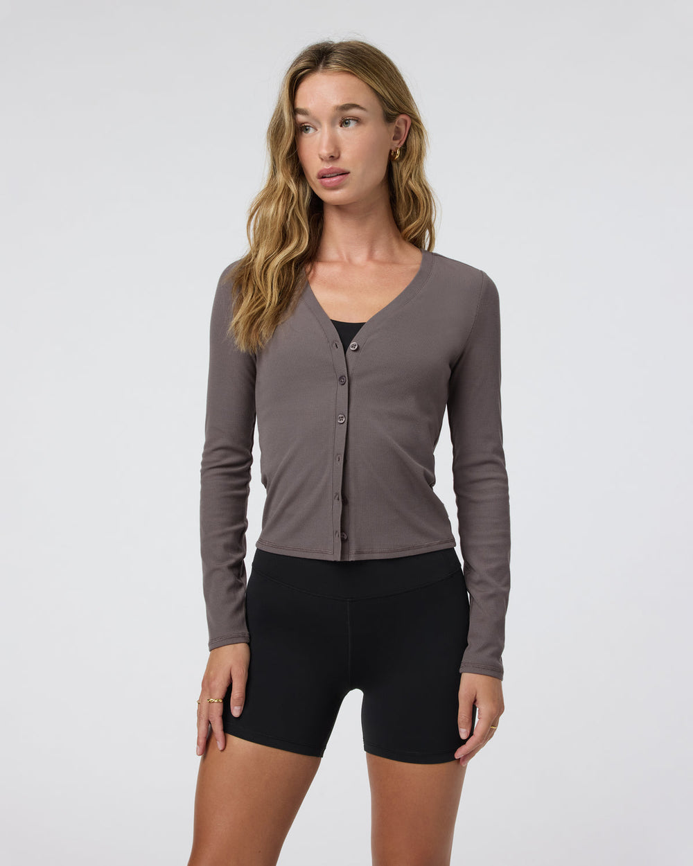 Long Sleeve Pose Cardigan Chia Ribbed Cardigan | Vuori Discount