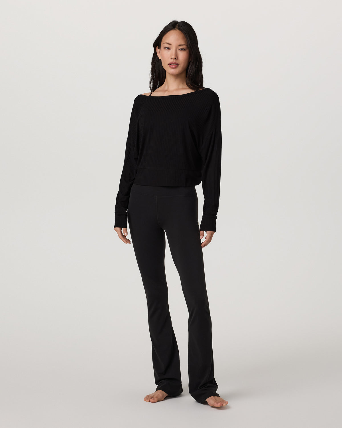Long Sleeve Twist Top Women's Black Twist Top | Vuori Sale