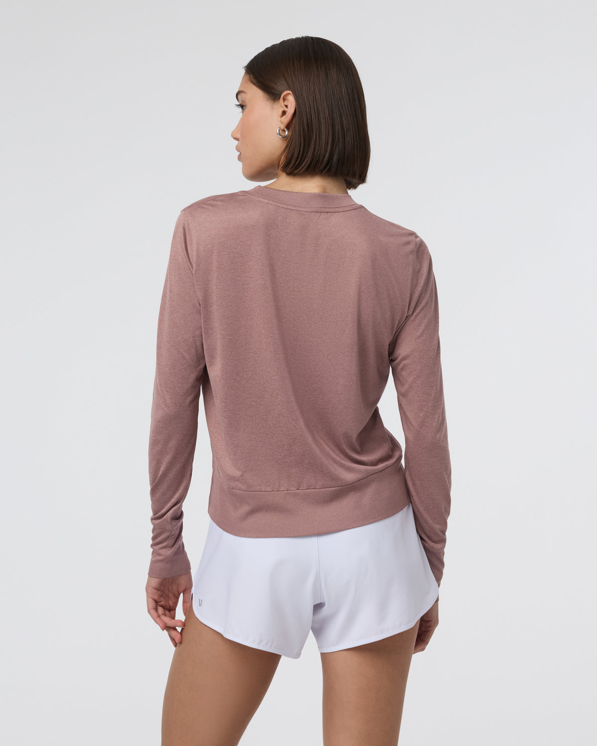 Daydream Crew Sedona Brown Heather Long Sleeve Top | Vuori Discount