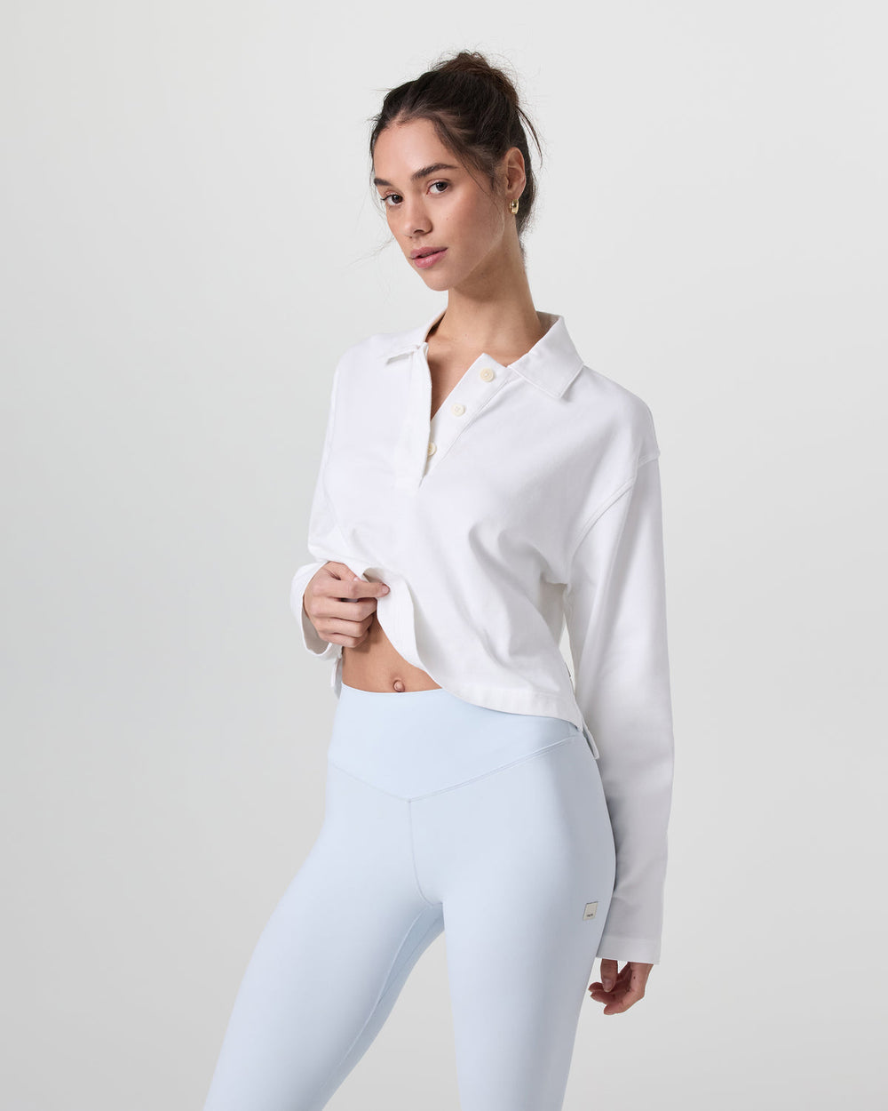Mackenzie Rugby Polo White | Vuori On sale