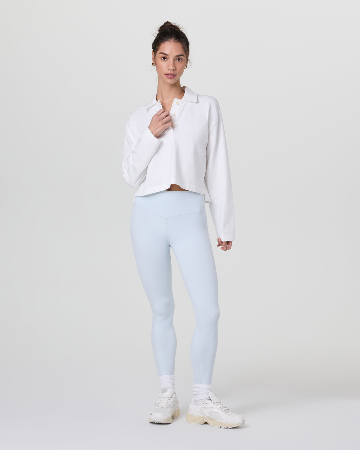 Mackenzie Rugby Polo White | Vuori On sale