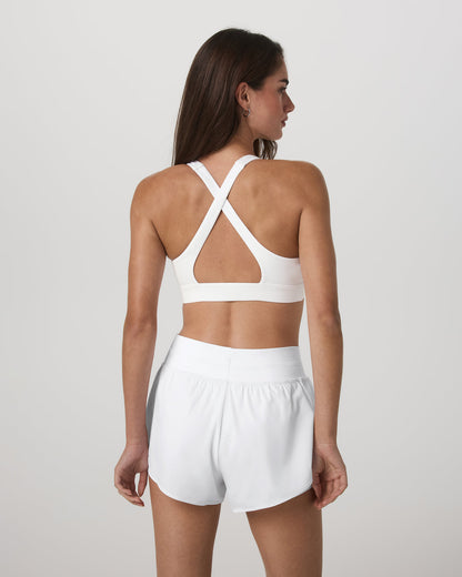 Daily Form Bra Women's White Racerback Sports Bra | Vuori For sale