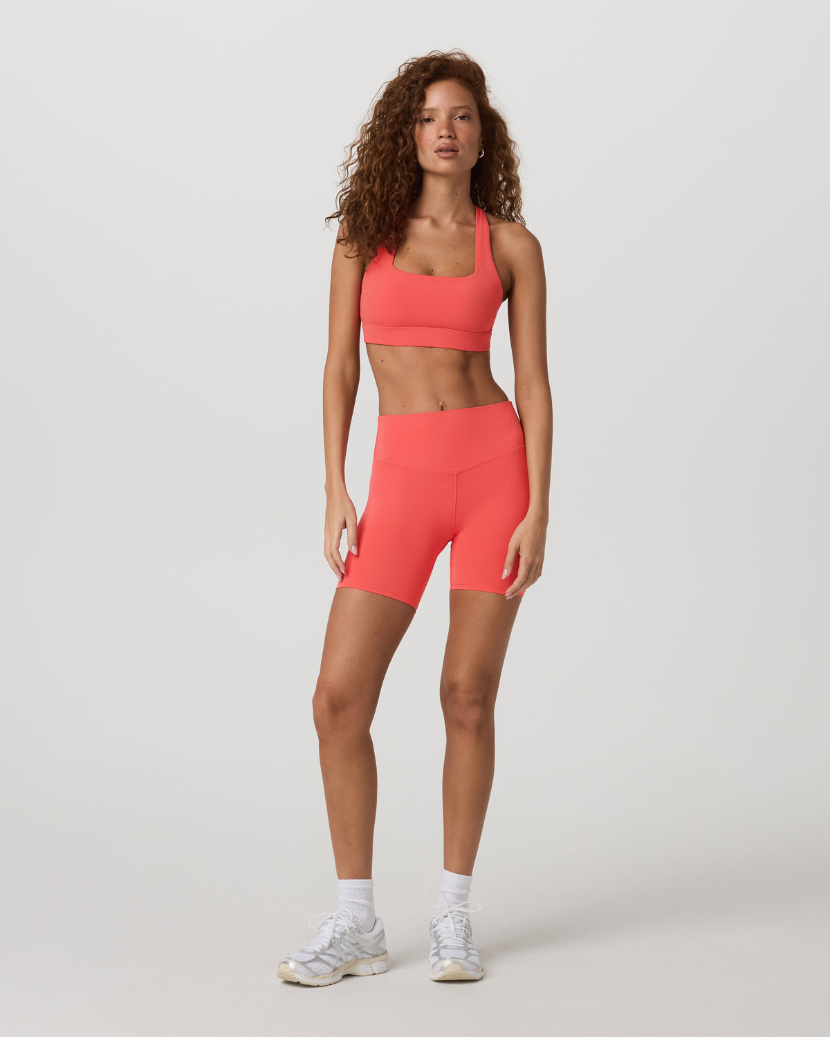 Daily Form Bra Women's Bright Coral Sports Bra | Vuori Outlet
