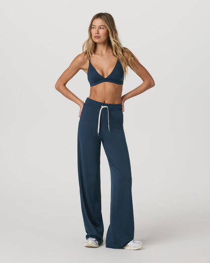 Halo Triangle Bra Blue Coast Heather Low-Support Bra | Vuori US